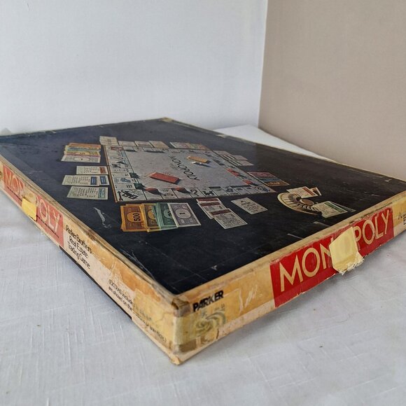 Vintage Monopoly Board Game Parker Brothers 1974 Anniversary Edition Metal Piece - Picture 13 of 15